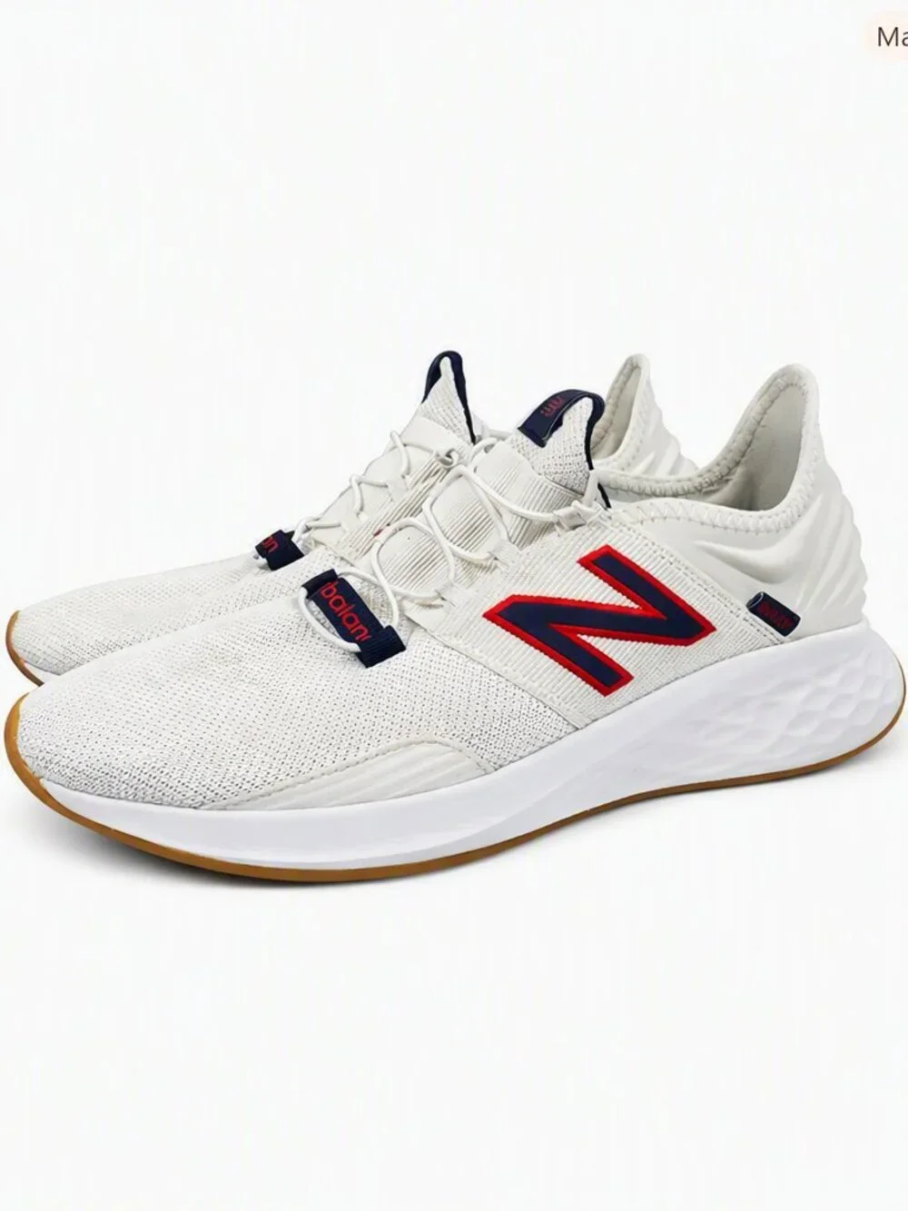 New Balance Fresh Foam Roav Men’s Sneakers Size 13 Munsell White (MROAVSAM)